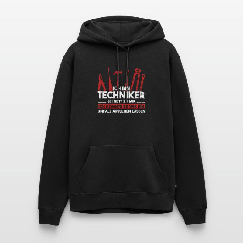 Techniker Beruf Technik Geschenk Männer Premium Bio Hoodie