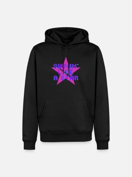 Shinin' like a star - Men’s Premium Organic Hoodie - black