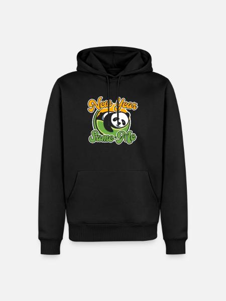 New Year Same Me - Männer Premium Bio Hoodie - Schwarz