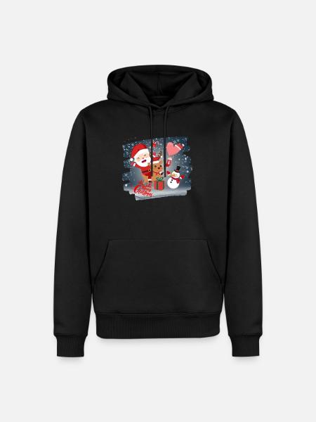 merry Christmas - Men’s Premium Organic Hoodie - black