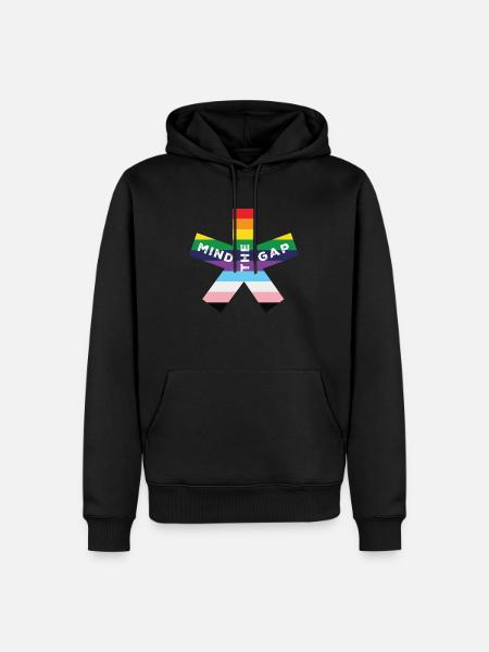 blockedTitle - Männer Premium Bio Hoodie - Schwarz
