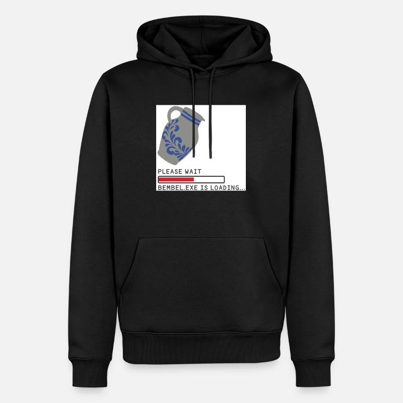 Bembel EXE Loading - Männer Premium Bio Hoodie - Schwarz