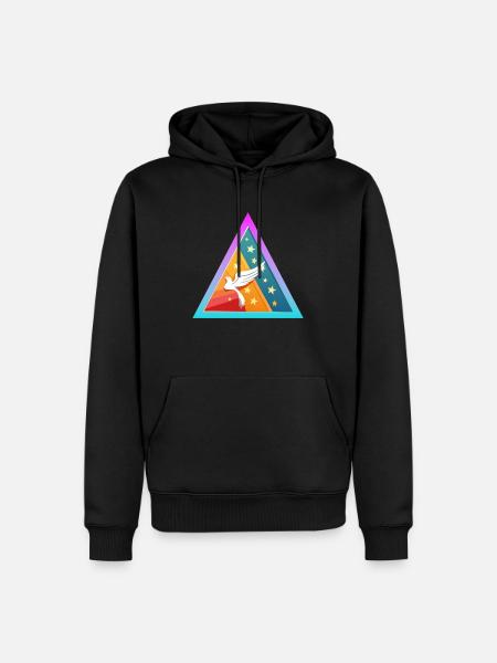 Life Fly Free - Men’s Premium Organic Hoodie - black