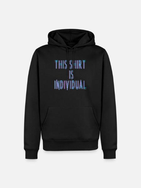 Custom Design Fun Saying - Men’s Premium Organic Hoodie - black
