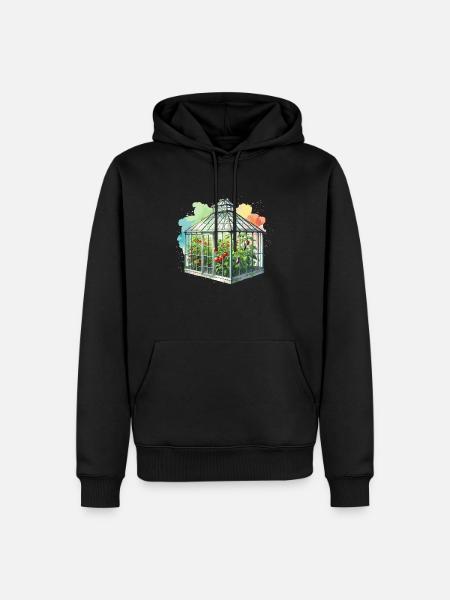 Dream greenhouse #1 - Men’s Premium Organic Hoodie - black