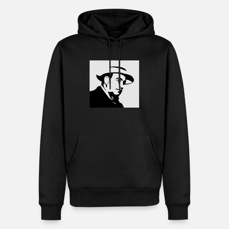 Al Capone - Sweat à capuche Premium bio Homme - noir