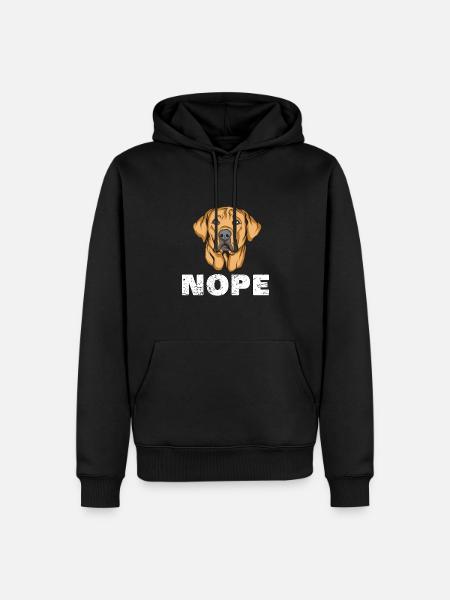 Hunde siger hund race Broholmer - Herre Premium økologisk hoodie - sort