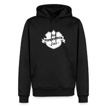 Best Supervisor Ever - Männer Premium Bio Hoodie - Schwarz - Vorne - Nico (187cm)