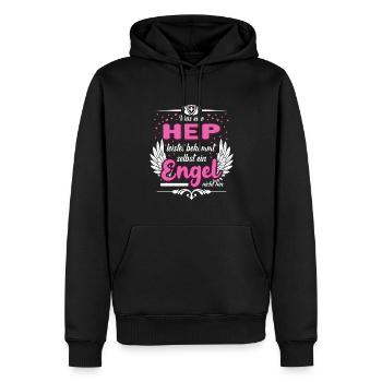 Heilerziehungspfleger Altenpflege Sozialbereich - Männer Premium Bio Hoodie - Schwarz - Vorne - Nico (187cm)