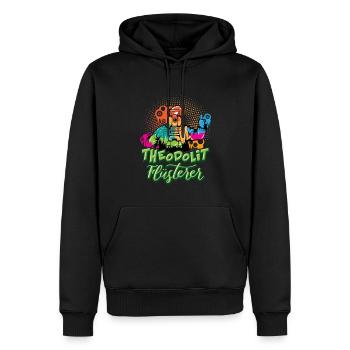 Vermessungstechniker Vermesser Geologe - Männer Premium Bio Hoodie - Schwarz - Vorne - Nico (187cm)