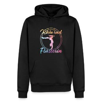Rhönrad Flüsterin Rhönradturnen Kinder Röhnrad - Männer Premium Bio Hoodie - Schwarz - Vorne - Nico (187cm)