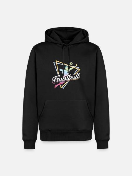 Faustball Faustballer Rundschlag Ballsport - Männer Premium Bio Hoodie - Schwarz