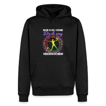 Nur noch eine Rhönradturnerin Akrobatik | Rhönrad - Männer Premium Bio Hoodie - Schwarz - Vorne - Nico (187cm)