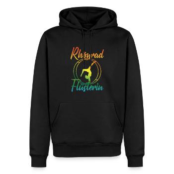 Rhönrad Flüsterin Rhönradturnerin Röhnrad Turnen - Männer Premium Bio Hoodie - Schwarz - Vorne - Nico (187cm)