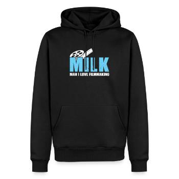 Mann, Ich Liebe Das Filmemachen - Filmemacher - Männer Premium Bio Hoodie - Schwarz - Vorne - Nico (187cm)
