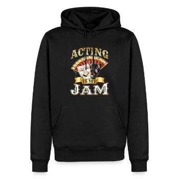 Schauspielerei Ist Meine Leidenschaft - Theater - Männer Premium Bio Hoodie - Schwarz - Vorne - Nico (187cm)