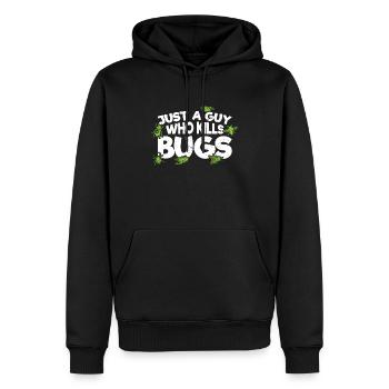 Pest Control Squad - Kammerjäger - Männer Premium Bio Hoodie - Schwarz - Vorne - Nico (187cm)