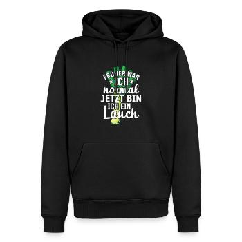 Lauch Kostüm Bodybuilding Satire Gym Jga - Männer Premium Bio Hoodie - Schwarz - Vorne - Nico (187cm)