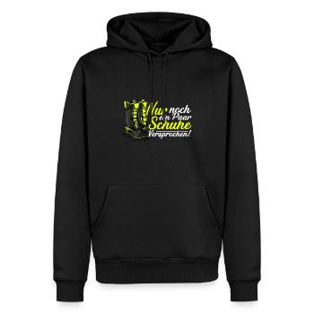Feuerwehrfrau Feuerwehr Feuerwehrmann Mama - Männer Premium Bio Hoodie - Schwarz - Vorne - Nico (187cm)