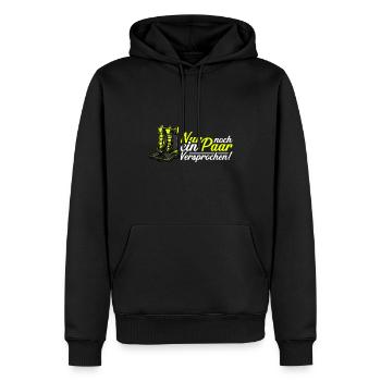 Feuerwehrfrau Feuerwehr Feuerwehrmann Mama - Männer Premium Bio Hoodie - Schwarz - Vorne - Nico (187cm)