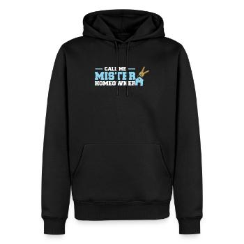 Call Me Mister Homeowner - Neuer Hausbesitzer - Männer Premium Bio Hoodie - Schwarz - Vorne - Nico (187cm)