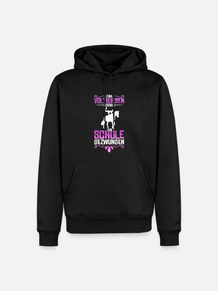 Voltigieren - Männer Premium Bio Hoodie - Schwarz
