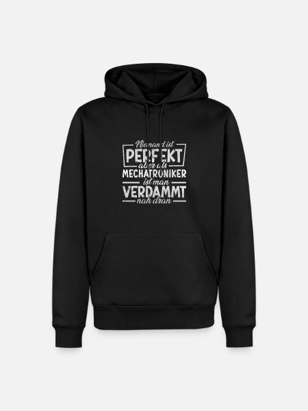 Mechatroniker - Männer Premium Bio Hoodie - Schwarz