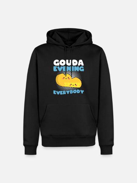 Gouda-abend Alle - Männer Premium Bio Hoodie - Schwarz