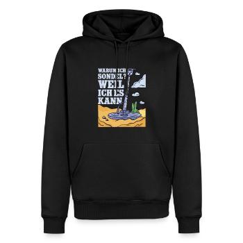Sondeln Sondel Metalldetektor Schatzsuche - Männer Premium Bio Hoodie - Schwarz - Vorne - Nico (187cm)