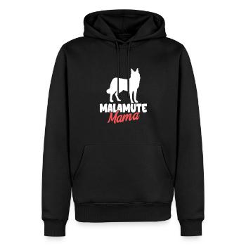 Alaska Malamute Chiens Cadeaux - Sweat à capuche Premium bio Homme - noir - Devant - Nico (187cm)