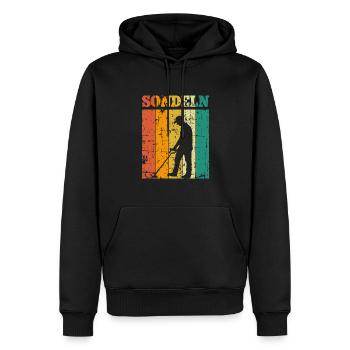 Sondeln Sondel Metalldetektor Schatzsuche - Männer Premium Bio Hoodie - Schwarz - Vorne - Nico (187cm)