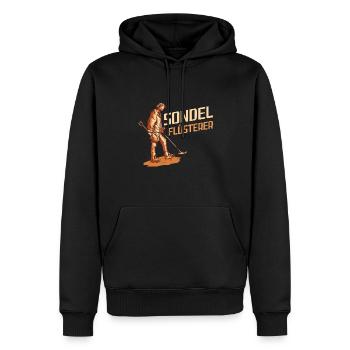Sondeln Sondel Metalldetektor Schatzsuche - Männer Premium Bio Hoodie - Schwarz - Vorne - Nico (187cm)