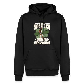 Sondeln Sondel Metalldetektor Schatzsuche - Männer Premium Bio Hoodie - Schwarz - Vorne - Nico (187cm)
