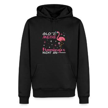 Flamingo Junggesellenabschied Frauen jga Saufen - Männer Premium Bio Hoodie - Schwarz - Vorne - Nico (187cm)
