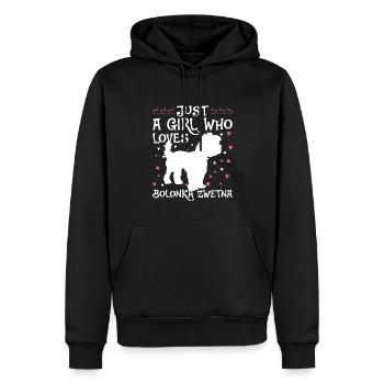 Bolonka Zwetna Chiens cadeaux - Sweat à capuche Premium bio Homme - noir - Devant - Nico (187cm)