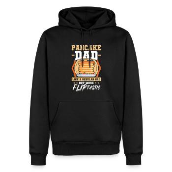 Fliptastic Pancake Dad - Pancake Maker - Sweat à capuche Premium bio Homme - noir - Devant - Nico (187cm)