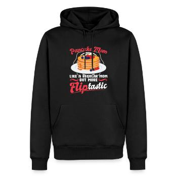 Fliptastic Pancake Mom - Pancake Maker - Sweat à capuche Premium bio Homme - noir - Devant - Nico (187cm)