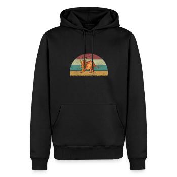 Xenoceratops Dinosaur Children Dino Gift - Men’s Premium Organic Hoodie - black - Front - Nico (187cm)