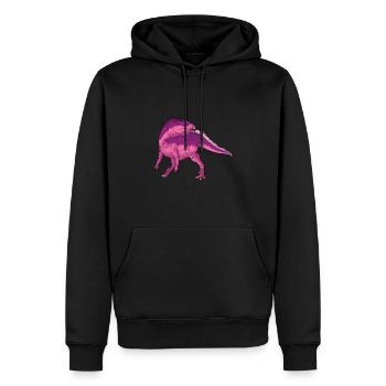 Yinlong Dinosaurier Kinder Dino Geschenk - Männer Premium Bio Hoodie - Schwarz - Vorne - Nico (187cm)