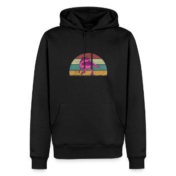 Yinlong Dinosaur Children Dino Gift - Men’s Premium Organic Hoodie - black - Front - Nico (187cm)