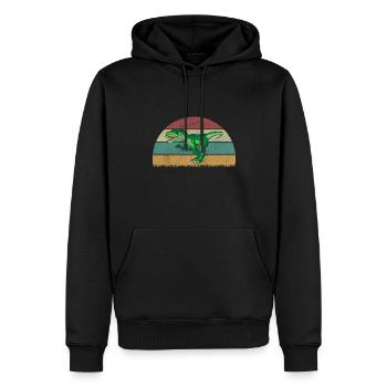 Allosaurus Dinosaure Enfants Dino Cadeau - Sweat à capuche Premium bio Homme - noir - Devant - Nico (187cm)