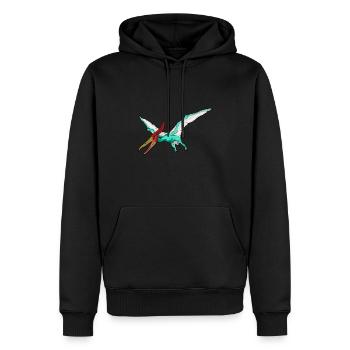 Pteranodon Dinosaur Enfants Dino Cadeau - Sweat à capuche Premium bio Homme - noir - Devant - Nico (187cm)