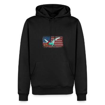 Pteranodon Dinosaur Enfants Dino Cadeau - Sweat à capuche Premium bio Homme - noir - Devant - Nico (187cm)