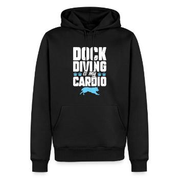 Dock-tauchen Ist Mein Cardio - Männer Premium Bio Hoodie - Schwarz - Vorne - Nico (187cm)