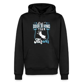 Best Dock Diving Team FURever - Männer Premium Bio Hoodie - Schwarz - Vorne - Nico (187cm)