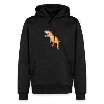Giganotosaurus Dinosaur Children Dino Gift - Men’s Premium Organic Hoodie - black - Front - Nico (187cm)