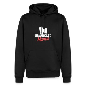 Propriétaire de chien de chien havanais - Sweat à capuche Premium bio Homme - noir - Devant - Nico (187cm)