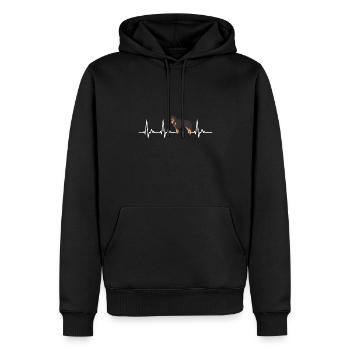 Hovawart Hund Dog Hundehalter - Männer Premium Bio Hoodie - Schwarz - Vorne - Nico (187cm)