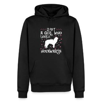 Hovawart Dog Dog Propriétaire de Chien - Sweat à capuche Premium bio Homme - noir - Devant - Nico (187cm)