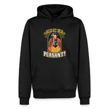 Don't Touch Me Peasant - Ren Faire - Männer Premium Bio Hoodie - Schwarz - Vorne - Nico (187cm)